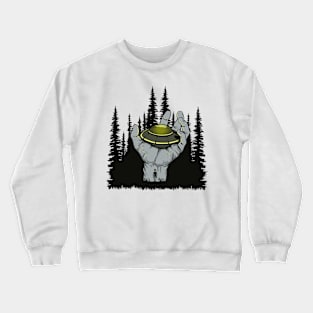 UFO Landing Hand Crewneck Sweatshirt